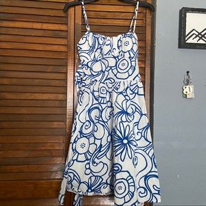 Beautiful blue print dress